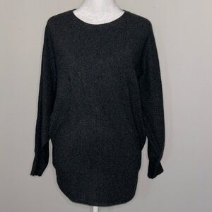 Primark Sexy Back Zipper Dolman Sleeve Sweater Size Medium